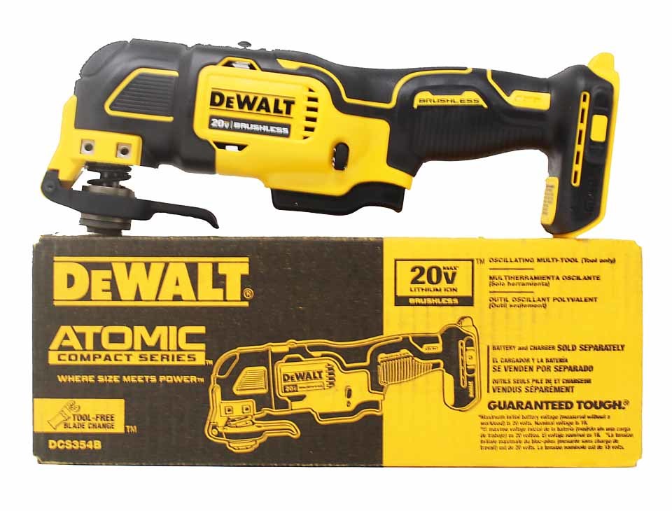 DEWALT ATOMIC 20V MAX BRUSHLESS CORDLESS OSCILLATING MULTITOOL