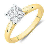 1.08CT DIAMOND SOLITAIRE RING