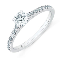 10KT DIAMOND ENGAGEMENT RING