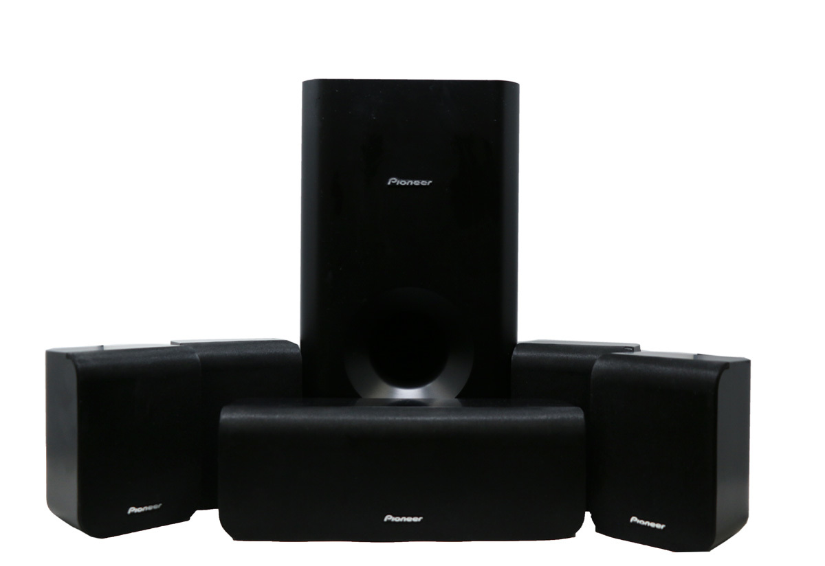 PIONEER SURROUND SOUND 5 SPEAKER SET INCLUDING SUBWOOFER Golden Pawn