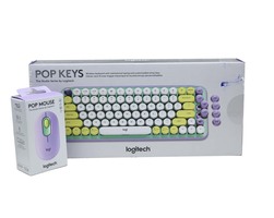 LOGITECH POP KEYS WIRELESS KEYBOARD AND MOUSE IN DAYDREAM MINT
