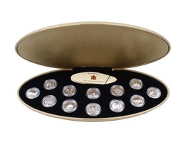 1999 CANADIAN 25 CENT MILLENNIUM QUARTER 12 COIN SILVER PROOF SET
