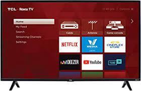 TCL 40 INCH 1080P SMART LED ROKU TV WITH REMOTE