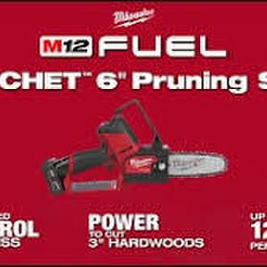 MILWAUKEE ELECTRIC M12 FUEL HATCHET 6 INCH PRUNING SAW NEW IN BOX