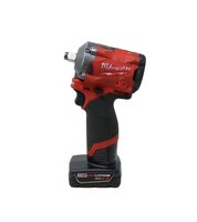 MILWAUKEE 1/2 INCH STUBBY IMPACT WRENCH WITH 2 BATTERIES AND CHARGER
