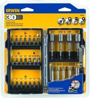 IRWIN 30 PIECE FASTENER DRIVE SET NEW