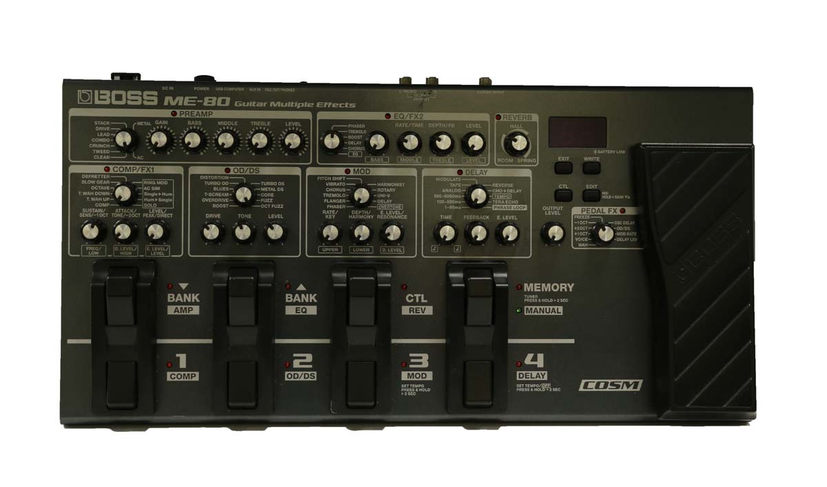 BOSS ME 80 MULTI EFFECTS ELECTRIC GUITAR PEDAL Golden Pawn