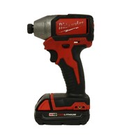 MILWAUKEE M18 1/4 INCH HEX COMPACT BRUSHLESS IMPACT DRIVER WITH BATTERY