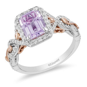 ENCHANTED DISNEY RAPUNZEL AMETHYST AND DIAMOND RING