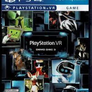 PS4 VR DEMO DISC 3 GAME