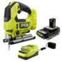 RYOBI 18 VOLT HP CORDLESS JIGSAW WITH BATTERY AND CHARGER
