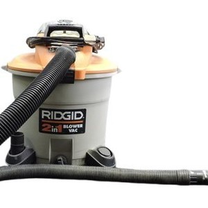 RIDGID 2 IN 1 WET DRY SHOP VAC WITH 6.5 HP AND 60 L CAPACITY