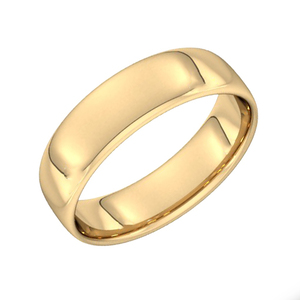 YELLOW GOLD WEDDING BAND