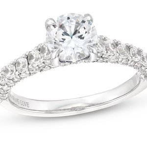 14kt VERA WANG DIAMOND ENGAGEMENT RING