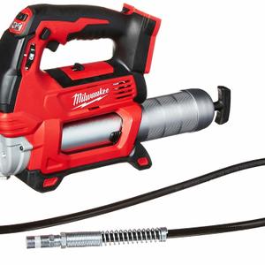 MILWAUKEE 18 VOLT GREASE GUN SET WITH 2 BATTERIES CHARGER AND SOFT CARRYING BAG
