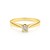 14KT YELLOW GOLD LADIES DIAMOND SOLITAIRE RING