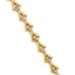 10KT YELLOW GOLD AND DIAMOND TENNIS BRACELET 