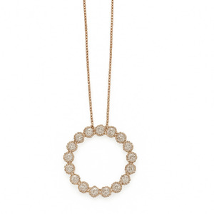 10KT YELLOW GOLD AND DIAMOND HEART PENDANT AND NECKLACE