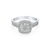 10KT WHITE GOLD DIAMOND RING
