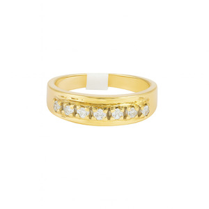 14KT YELLOW GOLD DIAMOND RING