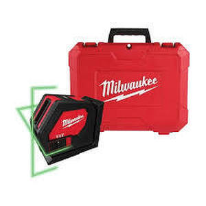 MILWAUKEE GREEN LASER LEVEL IN HARD CARRYING CASE 