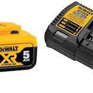 DEWALT CHARGER AND 20 VOLT 5 AH BATTERY NEW IN BOX