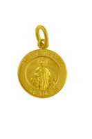 14KT YELLOW GOLD ST JUDE PENDANT