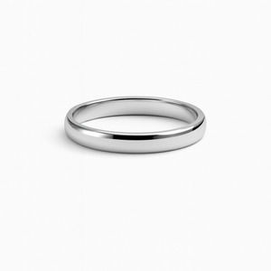 10KT WHITE GOLD MENS BAND