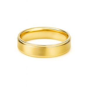 10KT YELLOW GOLD MENS BAND