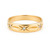 10KT YELLOW GOLD AND DIAMOND MENS RING