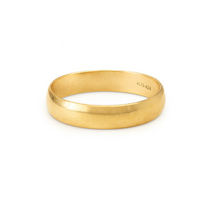 10KT YELLOW GOLD MENS BAND