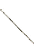 WOMANS 10KT WHITE GOLD DIAMOND TENNIS BRACELET