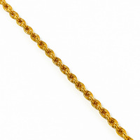 LARGE 10KT YELOW GOLD ROPE CHAIN