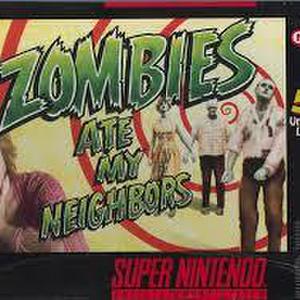 SUPER NINTENDO ZOMBIES ATE MY NEIGHBOURS GAME ONLY NO CASE